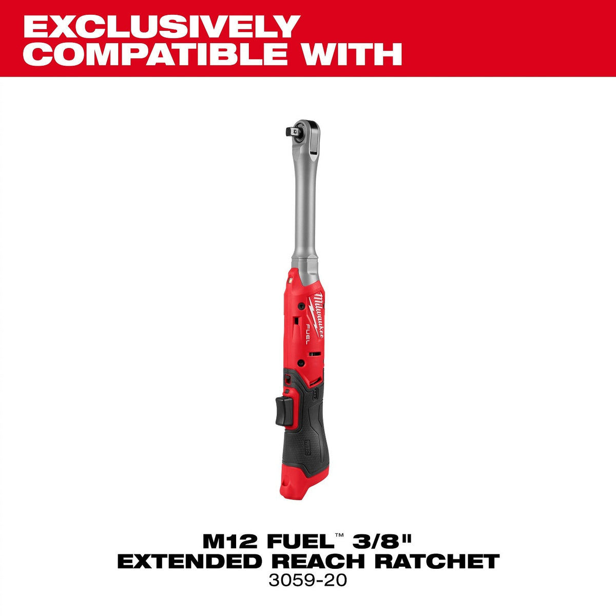 Milwaukee 49-16-3059 M12 FUEL 3/8" Extended Reach Ratchet Protective Boot - 2