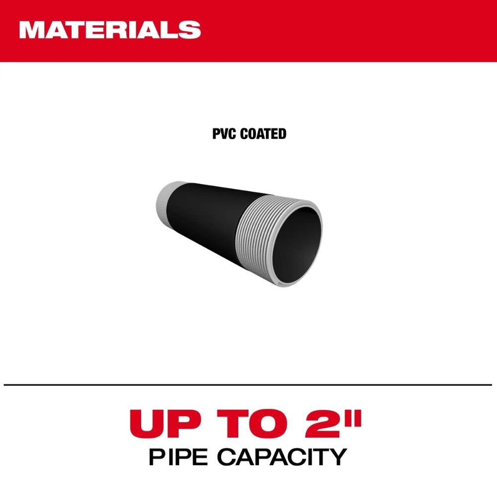 Milwaukee 49-16-5102 Threading Jaw Inserts for Coated Pipe - 4