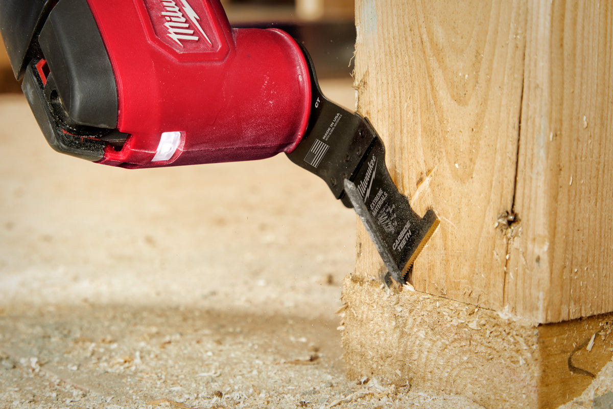 Milwaukee  49-25-1521 Milwaukee® OPEN-LOK™ 1-3/8" TITANIUM ENHANCED CARBIDE TEETH MULTI-MATERIAL BLADE 1PK