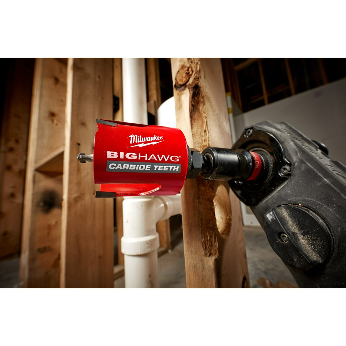 Milwaukee 49-56-9290 10 Piece Carbide Big Hawg Hole Saw Kit - 10
