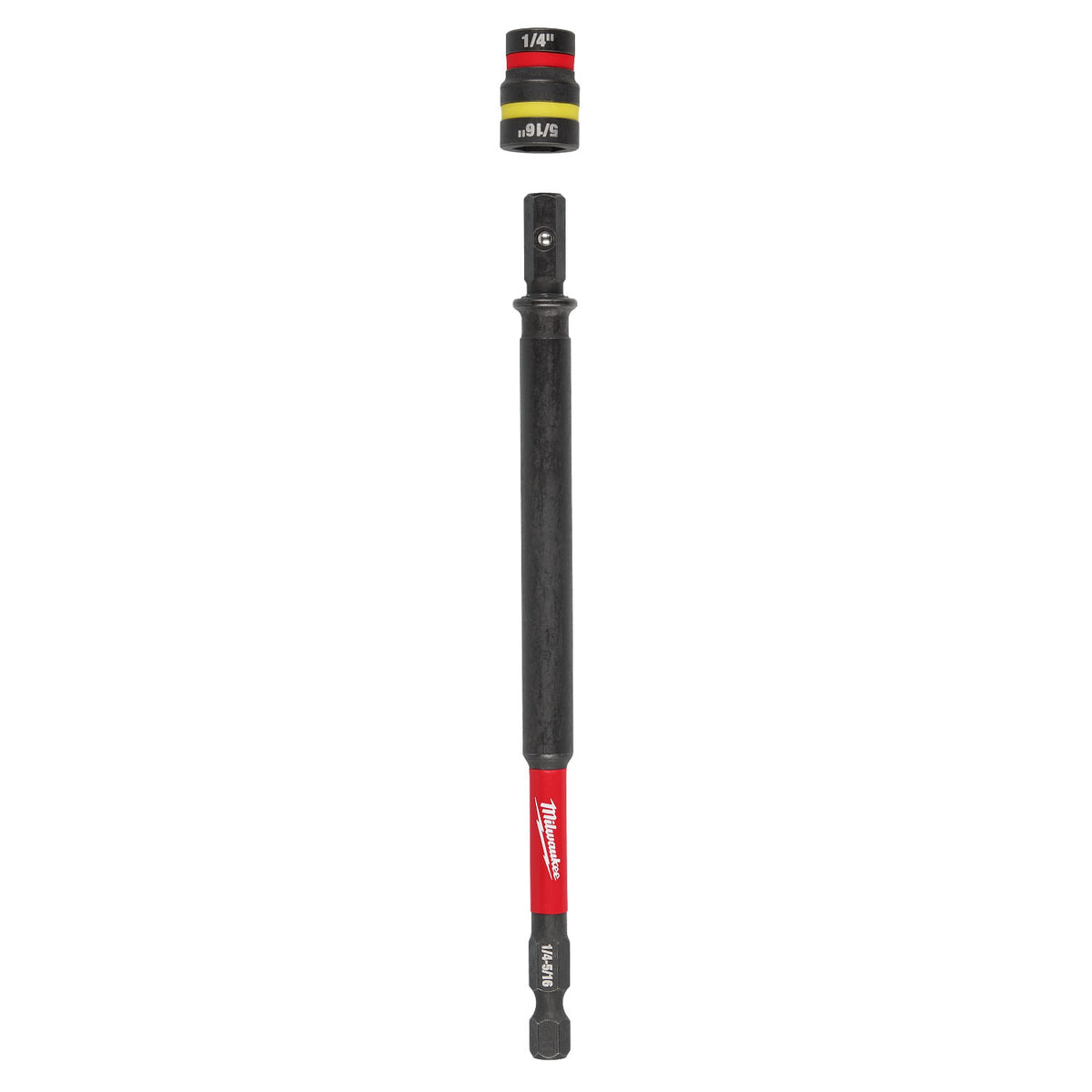Milwaukee 49-66-4745 SHOCKWAVE Impact Duty 1/4 and 5/16 x 6 QUIK-CLEAR 2-in-1 Magnetic Nut Driver