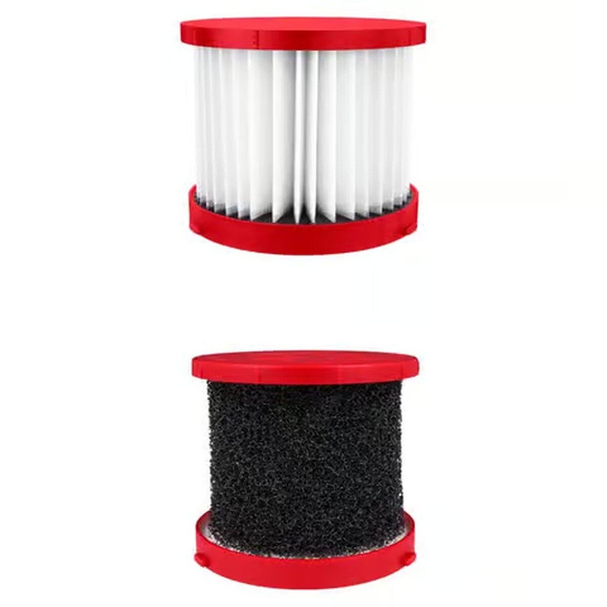 Milwaukee 49-90-1900HW M18 M12 HEPA Wet Dry Vacuum Filter Kit 5.2" x 5.2" x 4.6" (2 Pack)