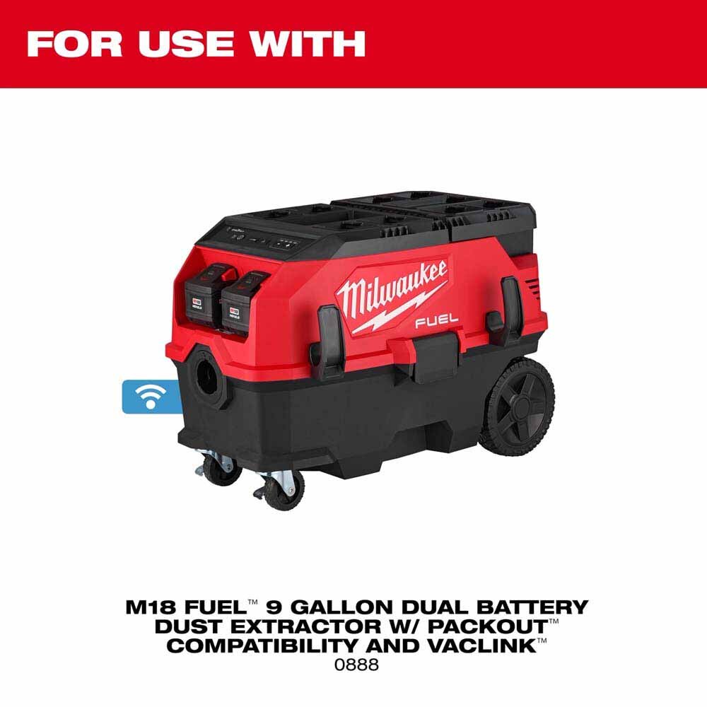 Milwaukee 49-90-1969 Fleece Dust Bags (5PK) for M18 FUEL 9 Gallon Dual Battery Dust Extractor - 4