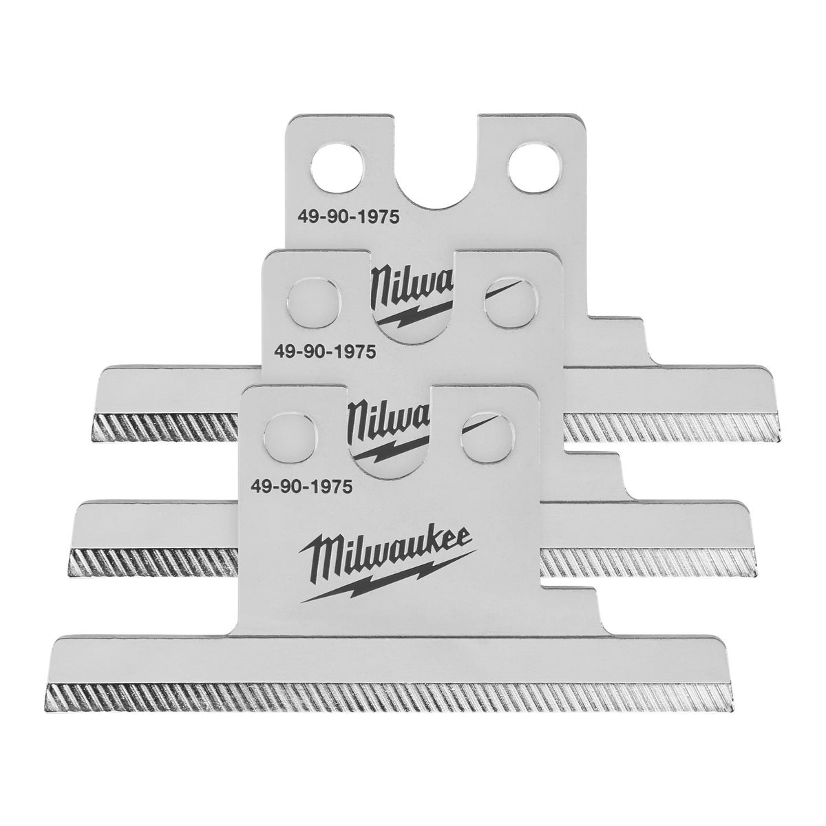 Milwaukee 49-90-1975 AIR-TIP Debris Scraper Replacement Blades Steel (3 Pack)