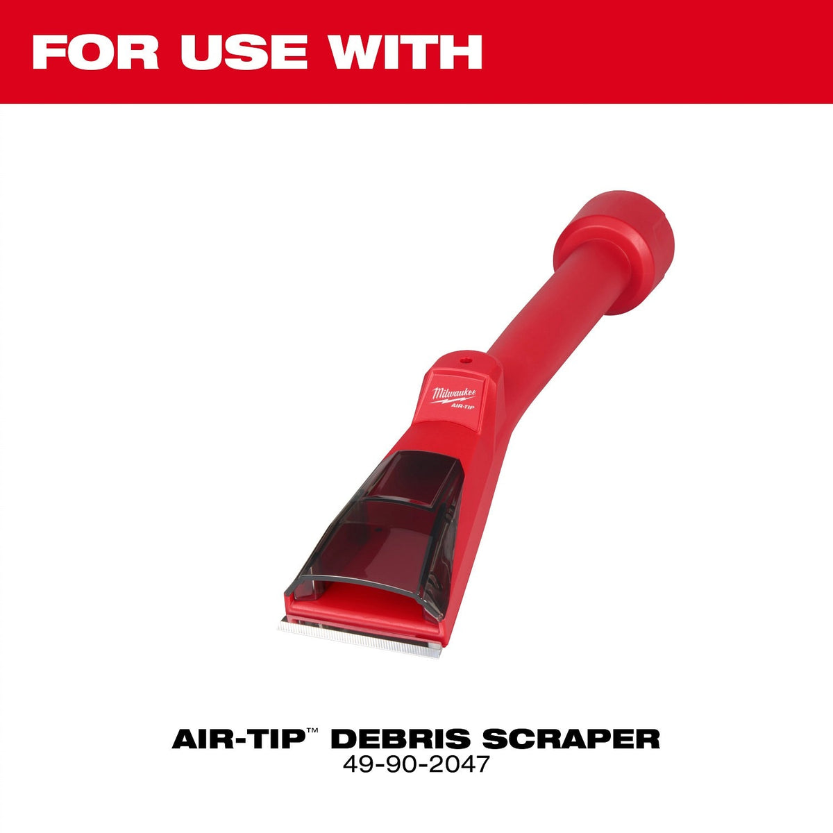 Milwaukee 49-90-1975 AIR-TIP Debris Scraper Replacement Blades Steel (3 Pack) - 4