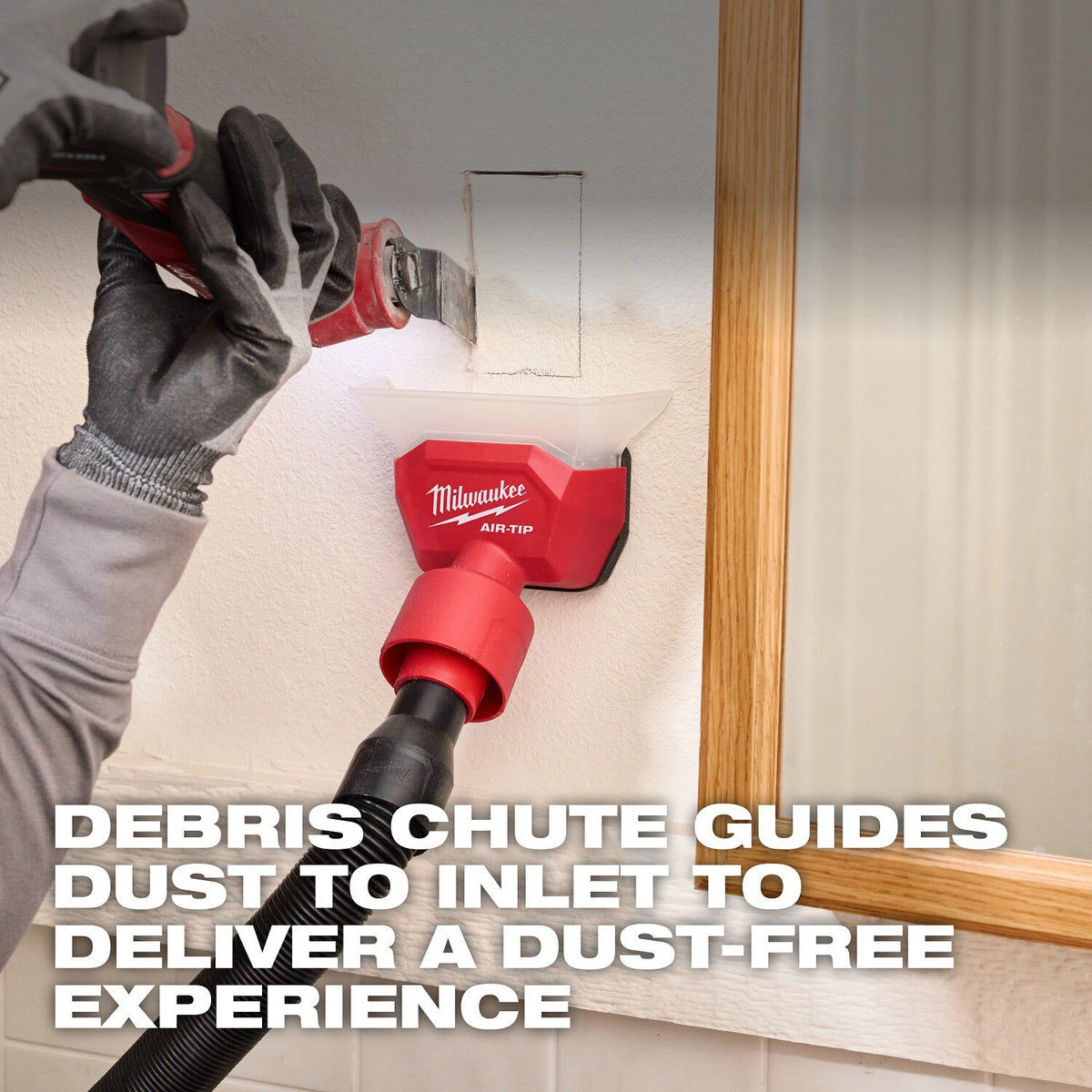Milwaukee 49-90-2044 AIR-TIP Compact Dust Collector Vacuum Accessory - 7
