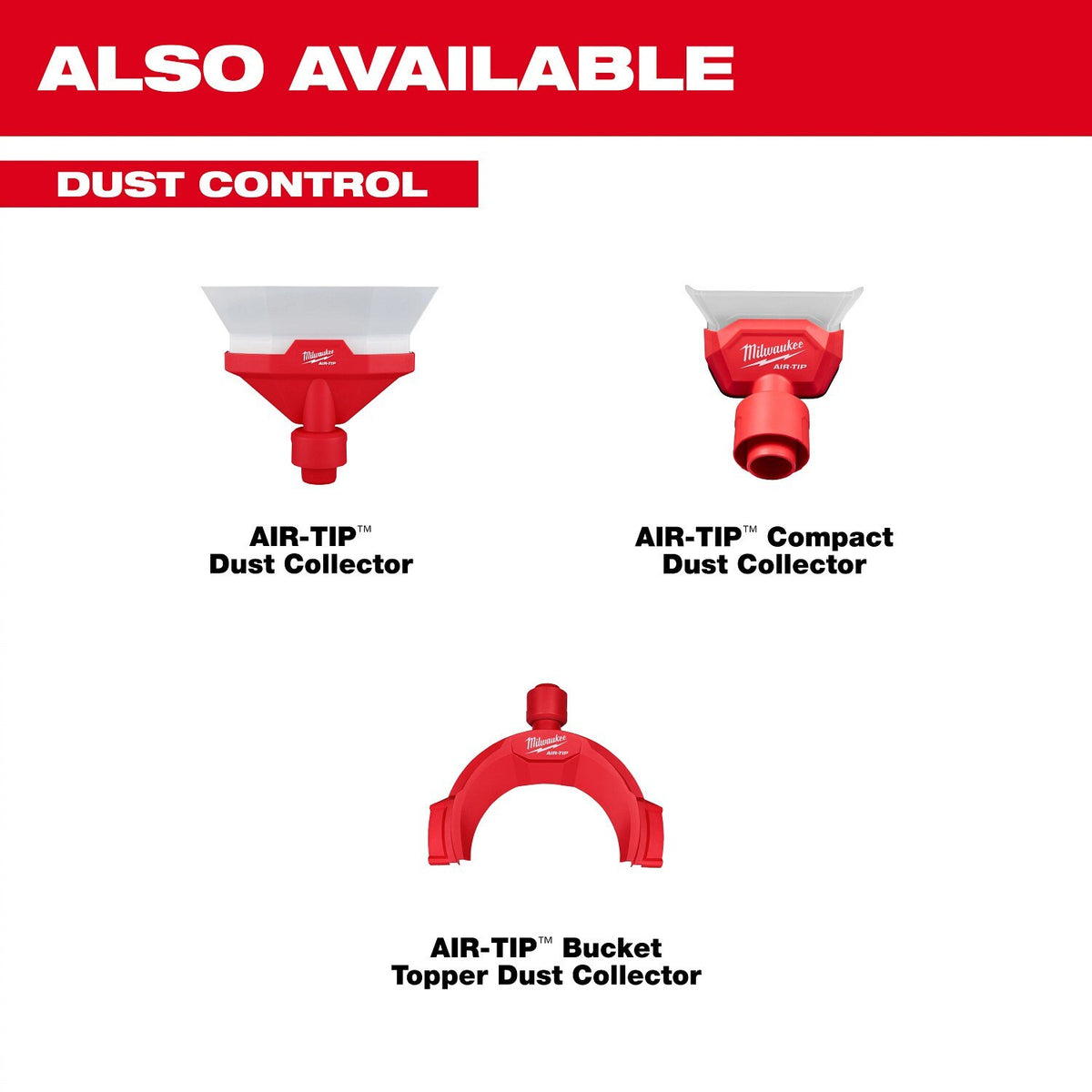 Milwaukee 49-90-2044 AIR-TIP Compact Dust Collector Vacuum Accessory - 8