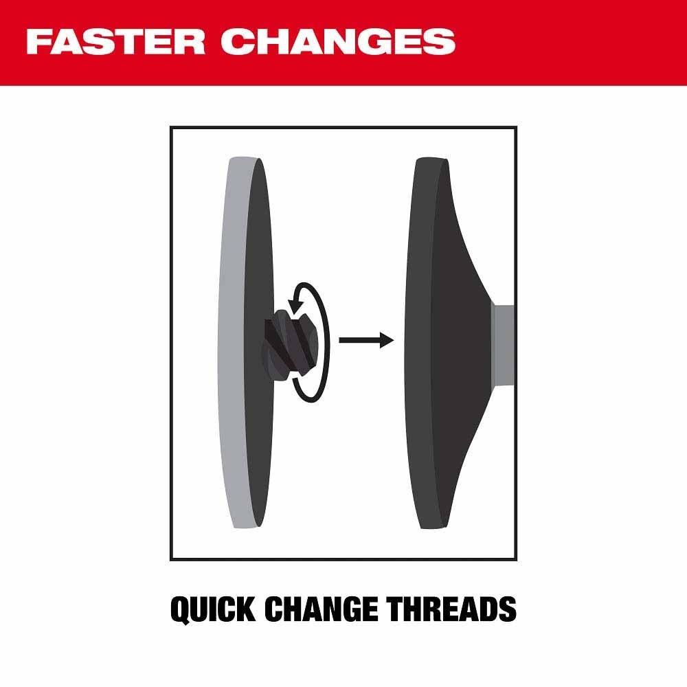 Milwaukee 49-92-9000 10PC 2" Quick Change Disc Kit - 5