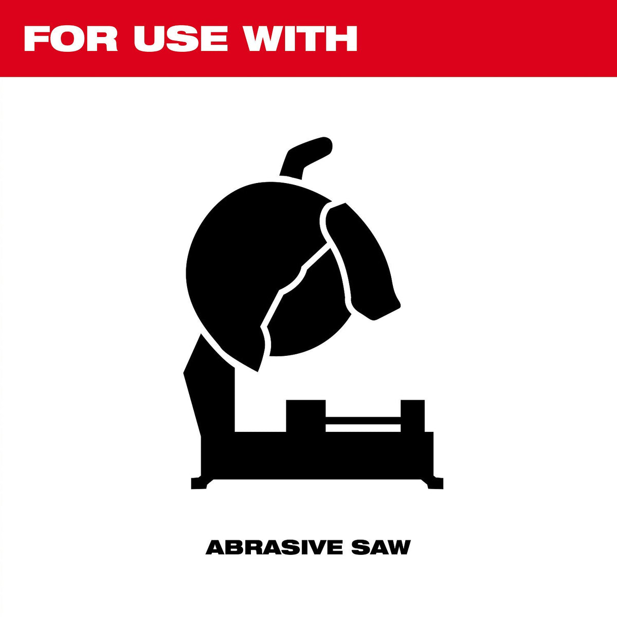 Milwaukee 49-94-0163 14 in. x 7/64 in. x 1 in. Performance+ Metal Cut Off Wheel Type 1 (10 Pack) - 5