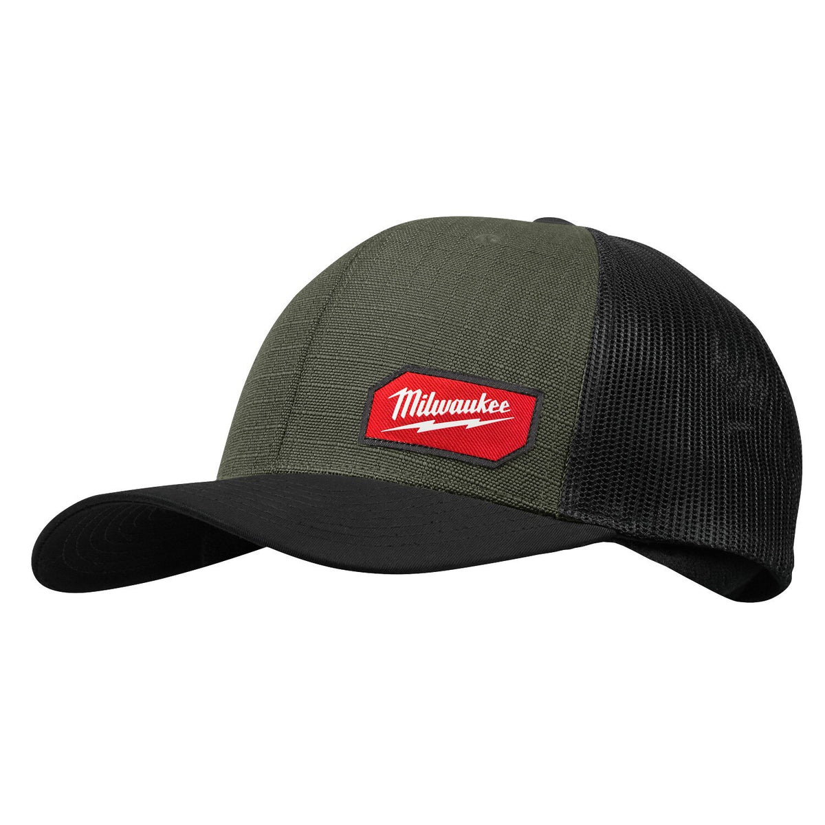 Milwaukee 505E GRIDIRON Snapback Trucker Hat Green with 3-1/2" Crown