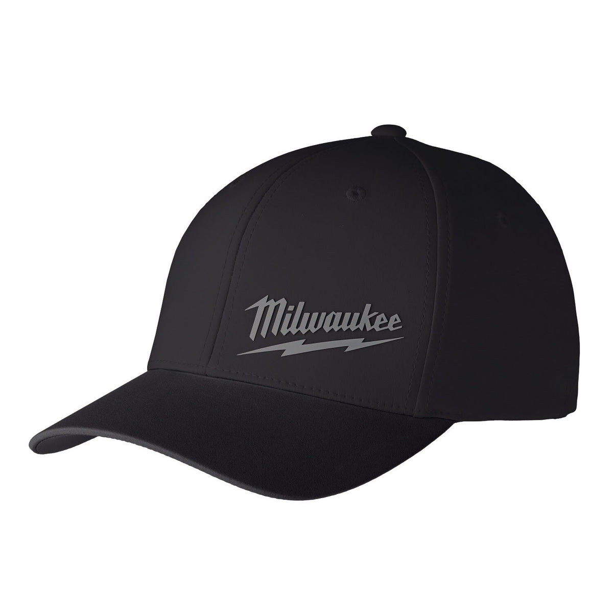 Milwaukee 507B-LXL WORKSKIN Performance Fitted Hat Moisture-Wicking UPF 50 Black LXL