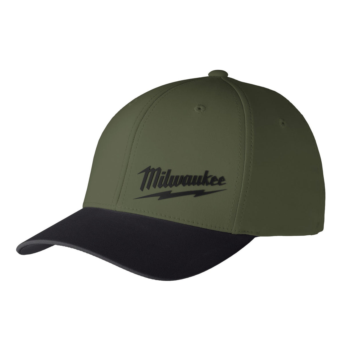 Milwaukee 507E-SM WORKSKIN Moisture Wicking Performance Fitted Hat Gray Small (1 Hat)