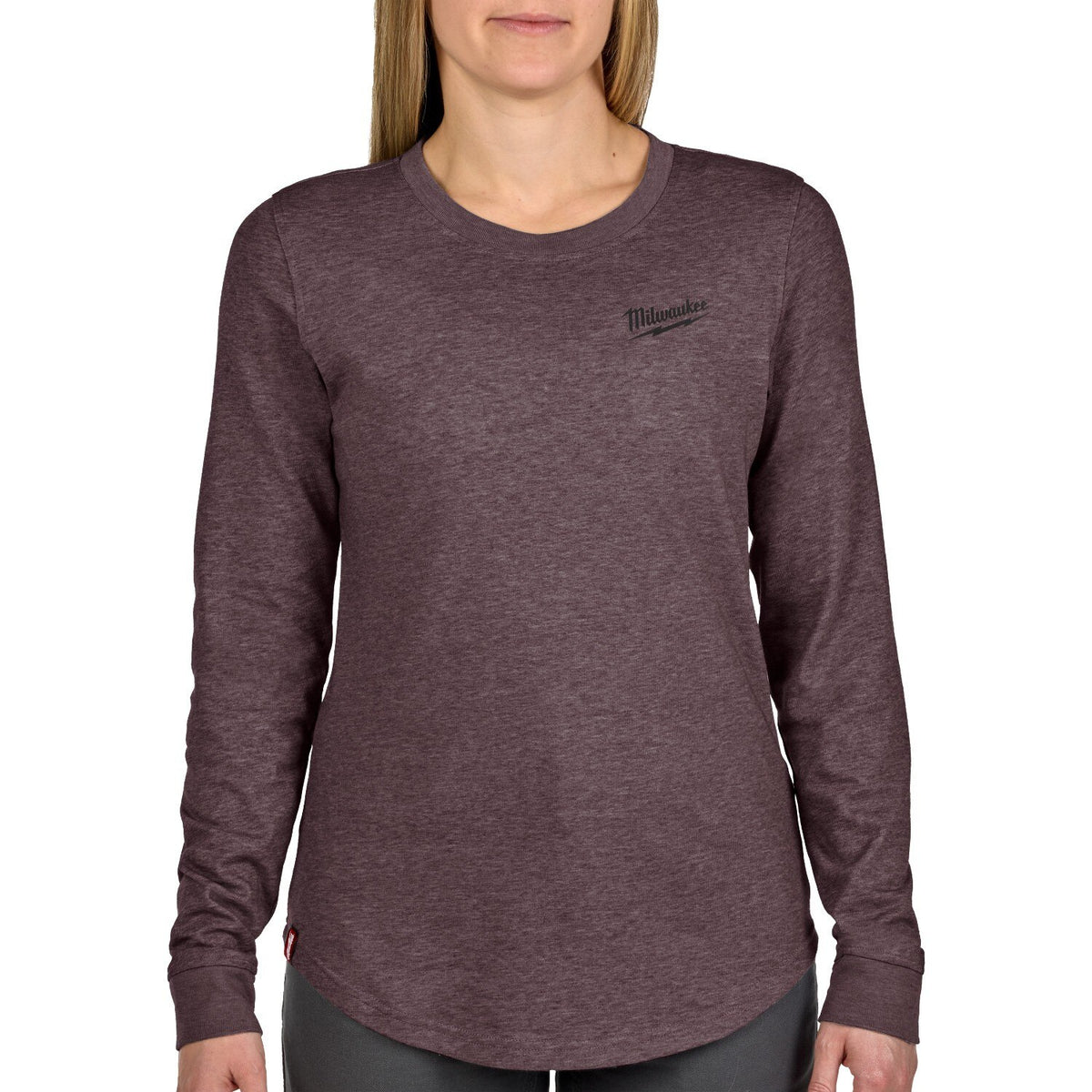 Milwaukee F552P-L Women's FREEFLEX Hybrid Tee - Long Sleeve Purple L