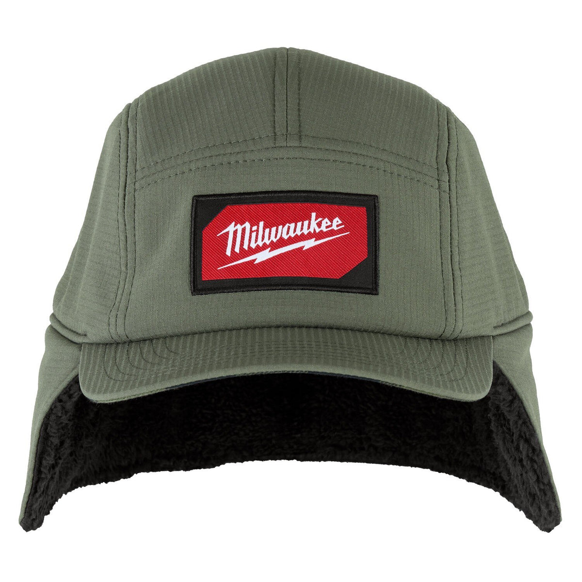 Milwaukee M754E-SM Sherpa-Lined Windproof Water-Resistant Hat Green Small Medium - 7