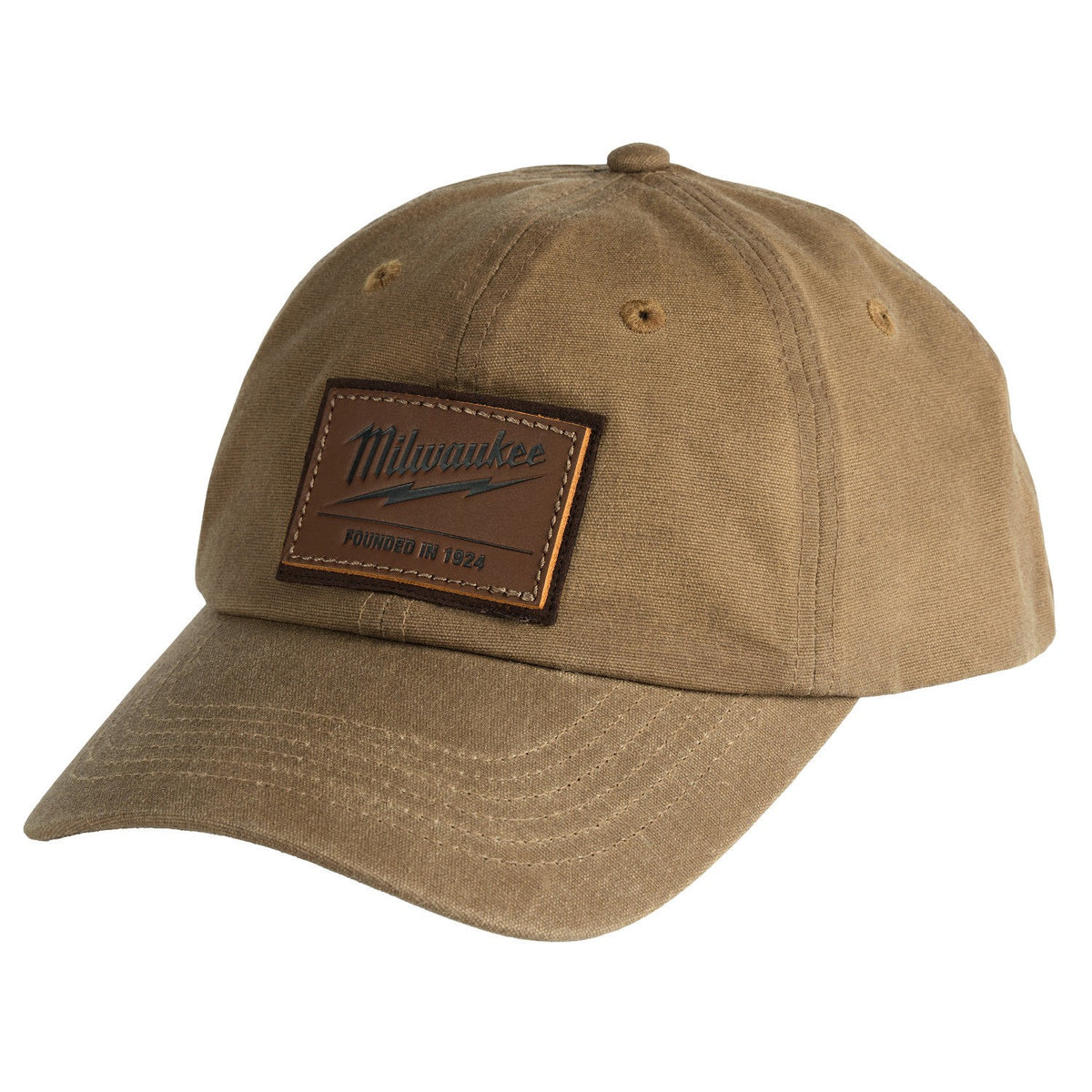 Milwaukee M772K Waxed Canvas Adjustable Hat Water Resistant Flannel Lined Khaki