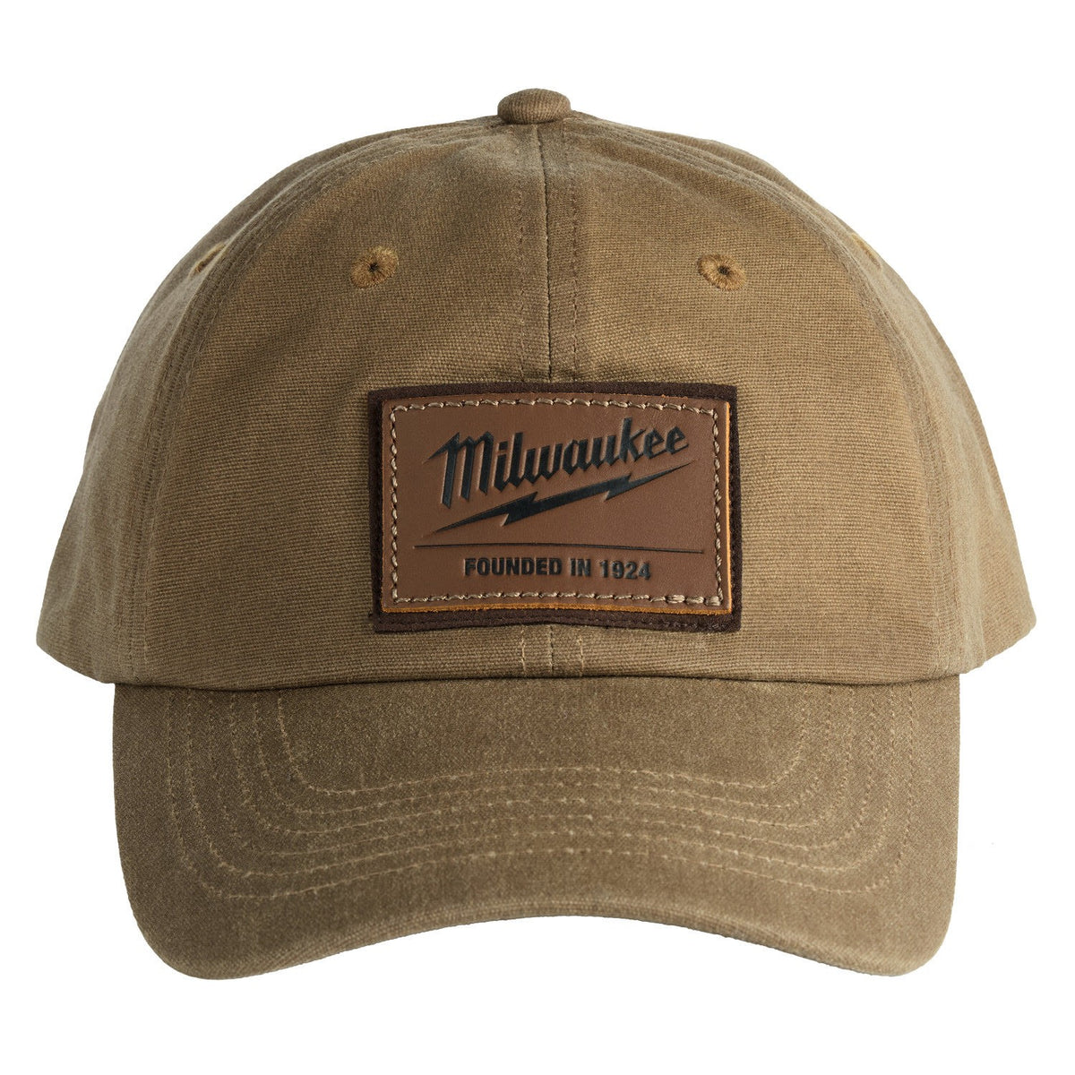 Milwaukee M772K Waxed Canvas Adjustable Hat Water Resistant Flannel Lined Khaki - 7