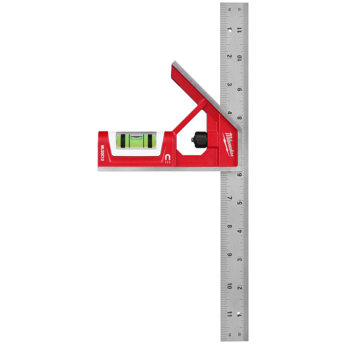 Milwaukee MLSQC12 12 in Magnetic Combination Square with Rare Earth Magnets