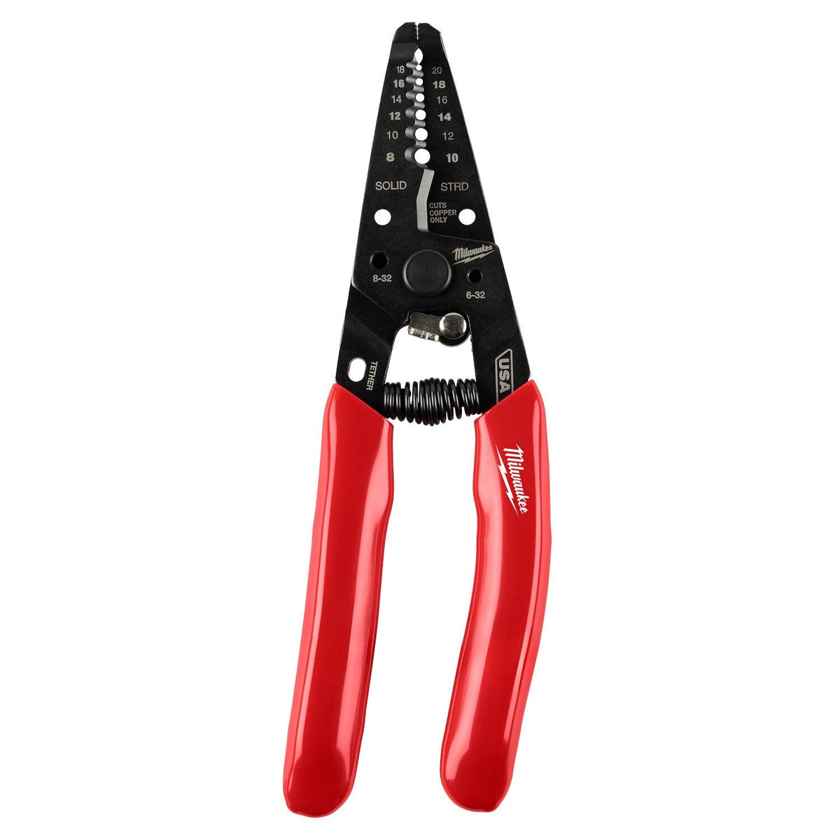 Milwaukee MT702 8-20 AWG Dipped Grip Wire Stripper and Cutter Made in USA