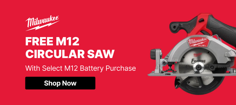 Milwaukee Free M12 with Select M12 Battery Purchase