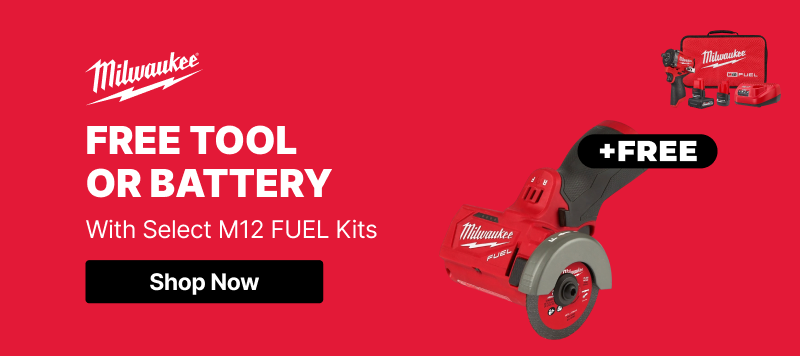 Milwaukee Free Tool or Battery with Select M12 FUEL Kits