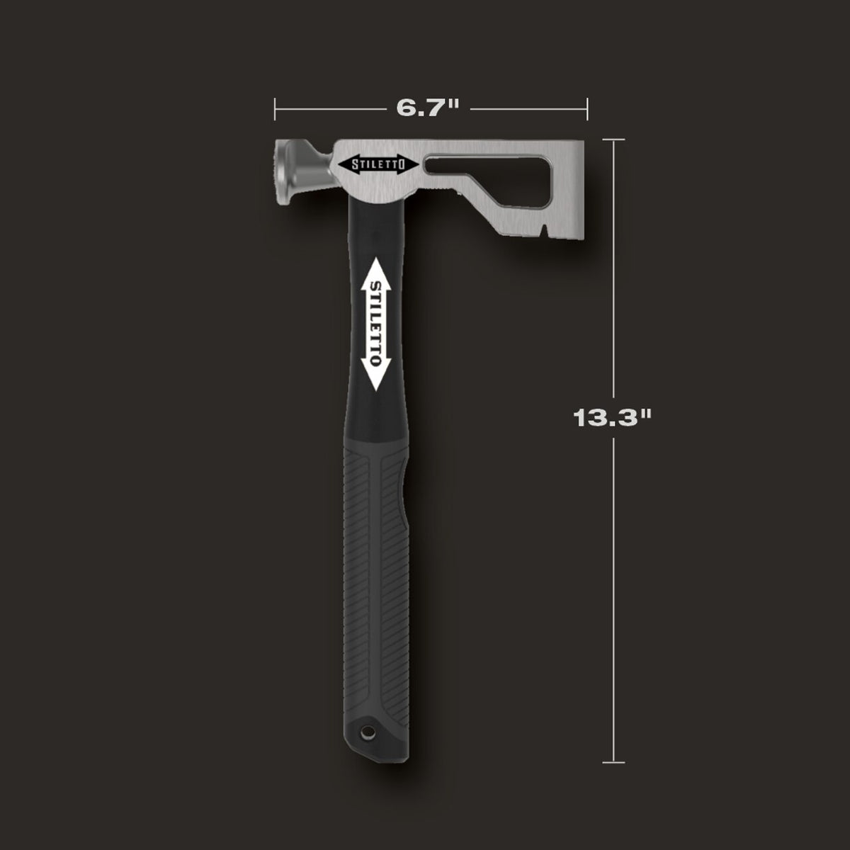 Stiletto DRYAXE9-F 9oz Titanium Drywall Hatchet - 5