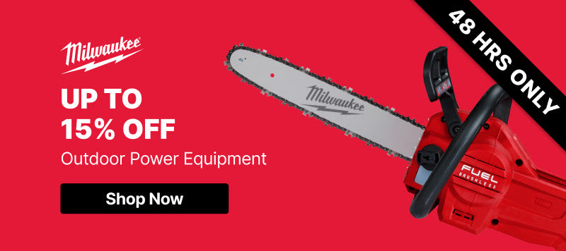 Up to 15% Off Milwaukee Outdoor Power Equipment
