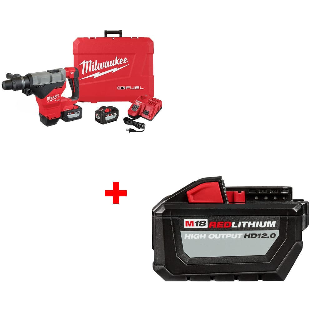 Milwaukee 2718-22HD M18 FUEL Rotary Hammer Kit w/ FREE 48-11-1812 Battery Pack