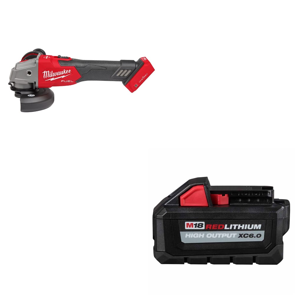 Milwaukee 2883-20 M18 FUEL Grinder W/ FREE 48-11-1865 M18 XC6.0 Battery Pack