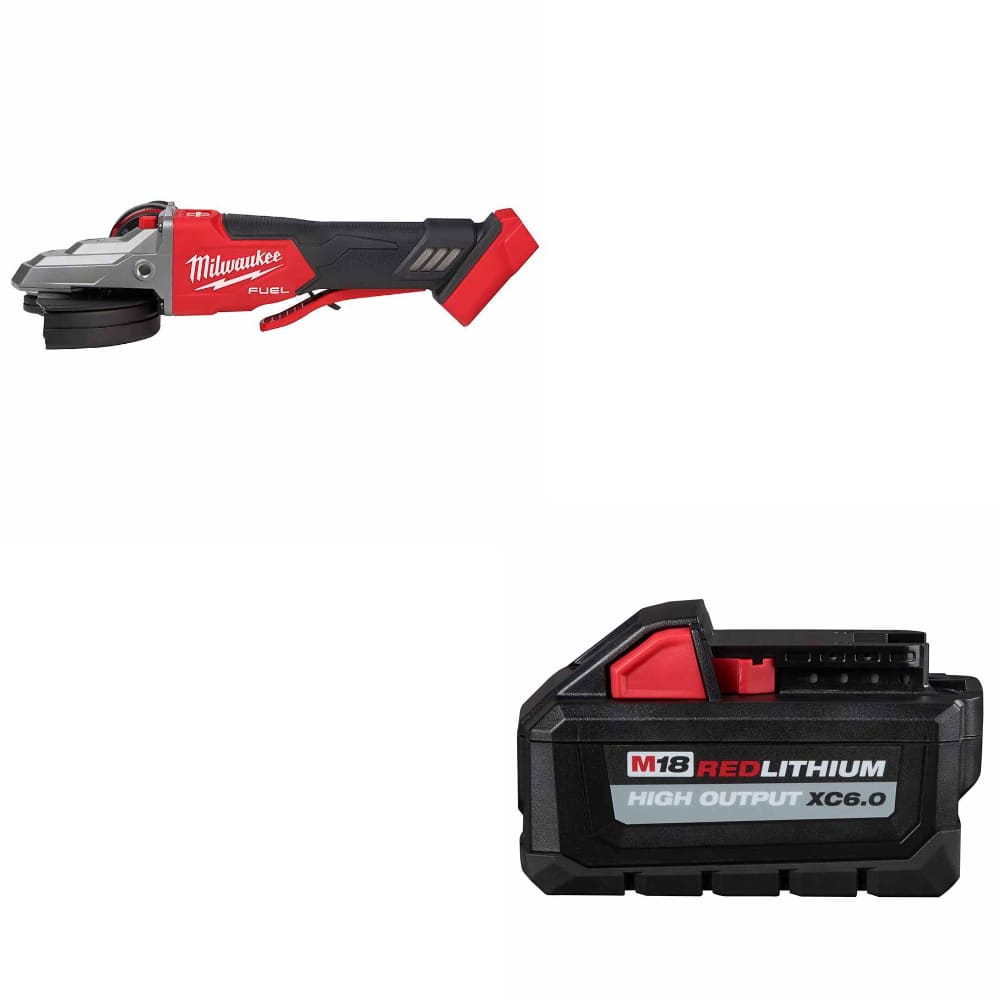 Milwaukee 2886-20 M18 FUEL™ 5" Grinder w/ FREE 48-11-1865 M18 XC6.0 Battery Pack