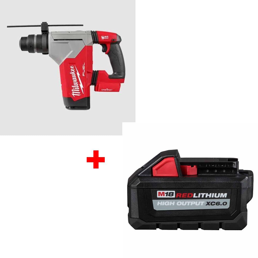 Milwaukee 2915-20 M18 FUEL Rotary Hammer, w/ FREE 48-11-1865 M18 Battery Pack