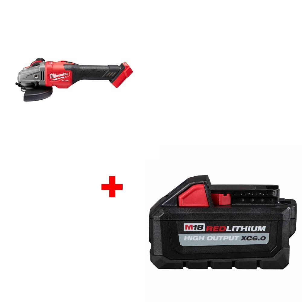 Milwaukee 2981-20 M18 FUEL GRINDER w/ FREE 48-11-1865 M18 XC6.0 Battery Pack