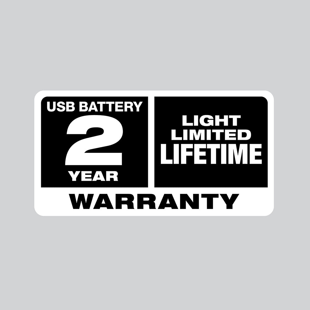 Milwaukee  2161-21 USB Rechargeable 1100L Twist Focus Flashlight