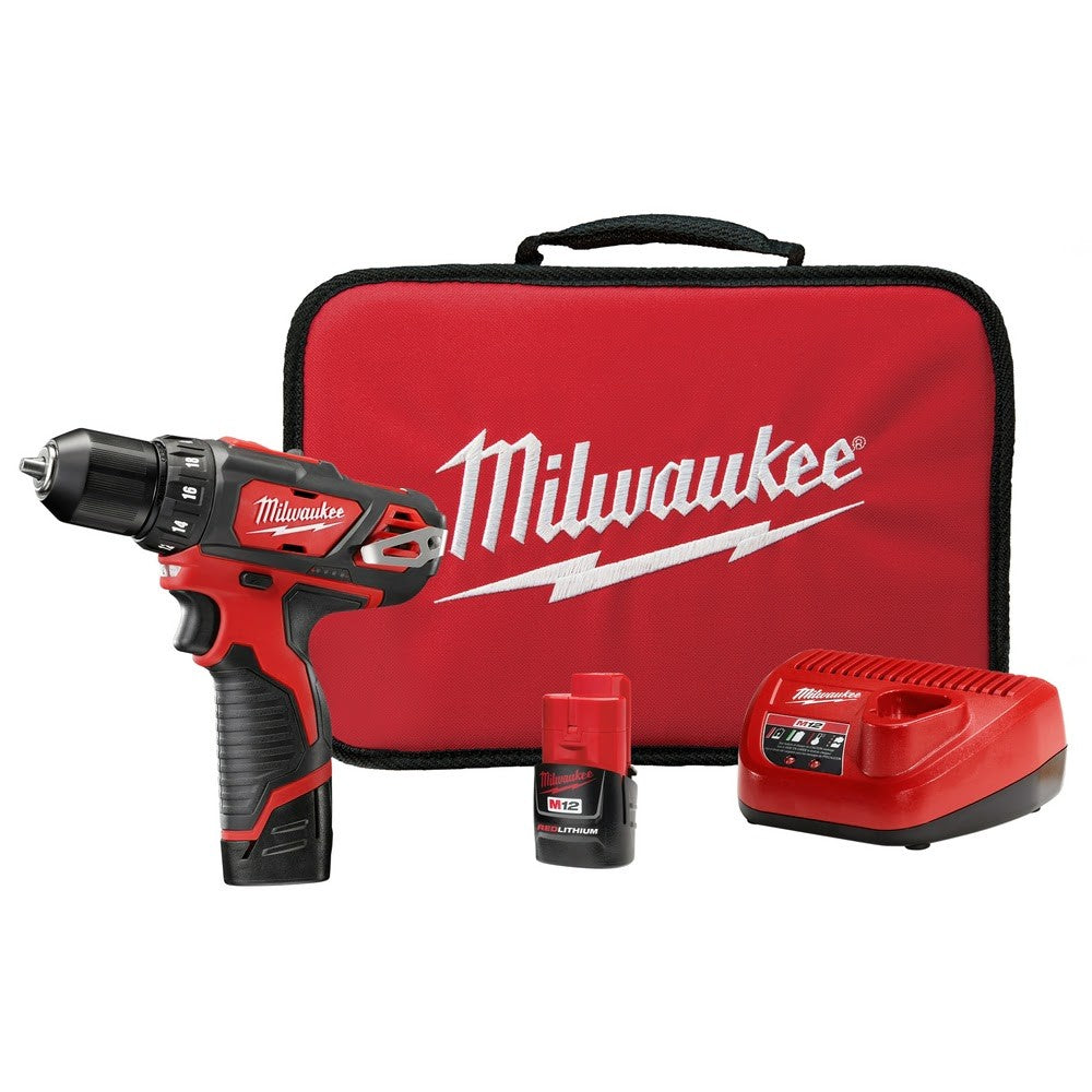 Milwaukee 2407-22 M12 3/8” Drill/Driver Kit