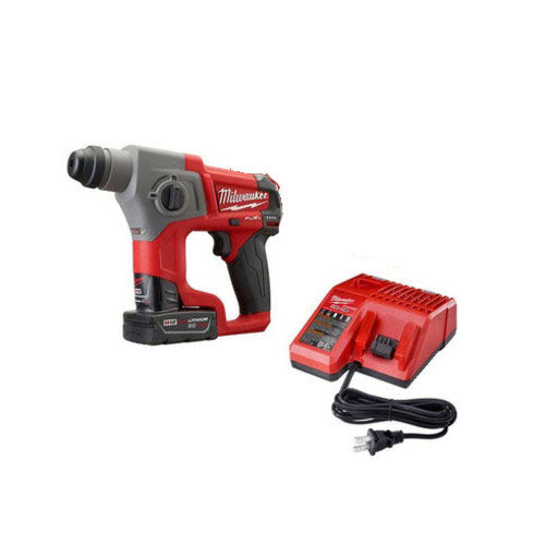 Milwaukee 2416-21XC M12 FUEL 5/8" SDS Plus Rotary Hammer Kit with 1 Battery