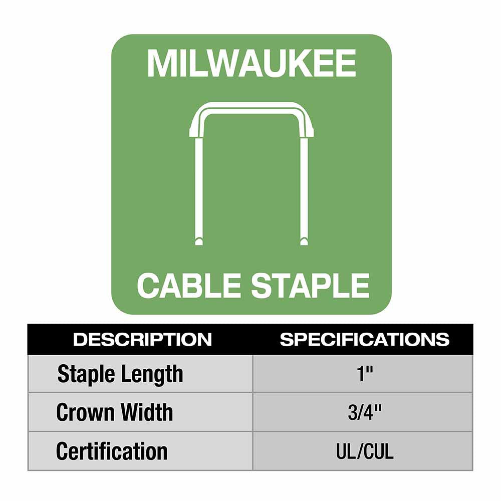 Milwaukee 2448-20 M12 Cable Stapler, Bare Tool