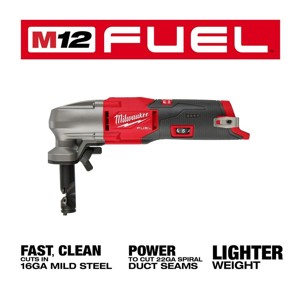 Milwaukee 2476-20 M12 FUEL 16 Gauge Variable Speed Nibbler, Bare Tool