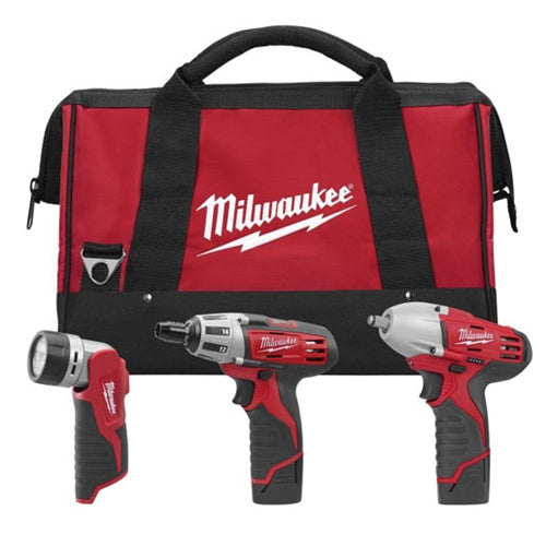 Milwaukee 2491-23 M12 12V 3-Tool Combo Kit
