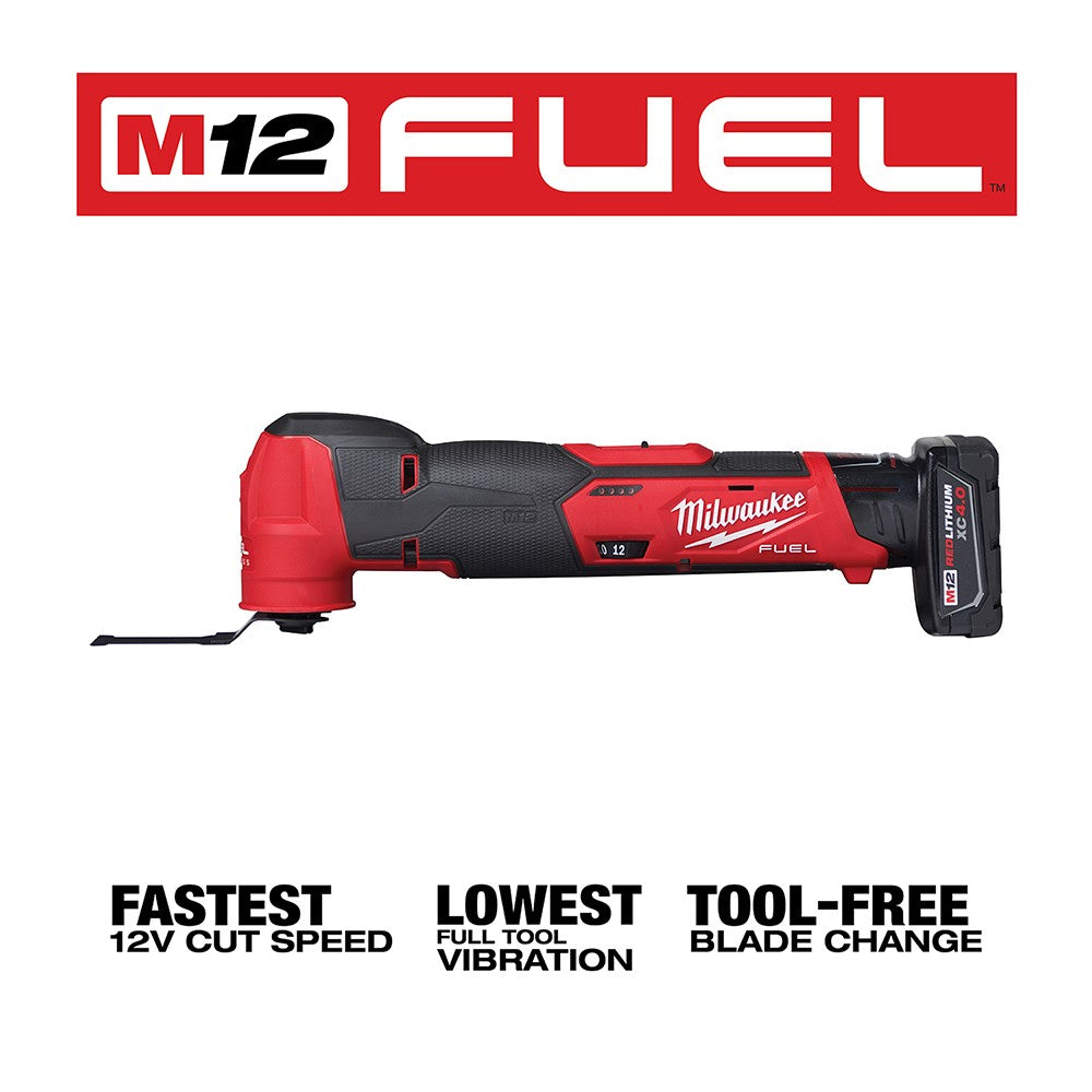 Milwaukee 2526-21XC M12 FUEL™ Oscillating Multi-Tool Kit