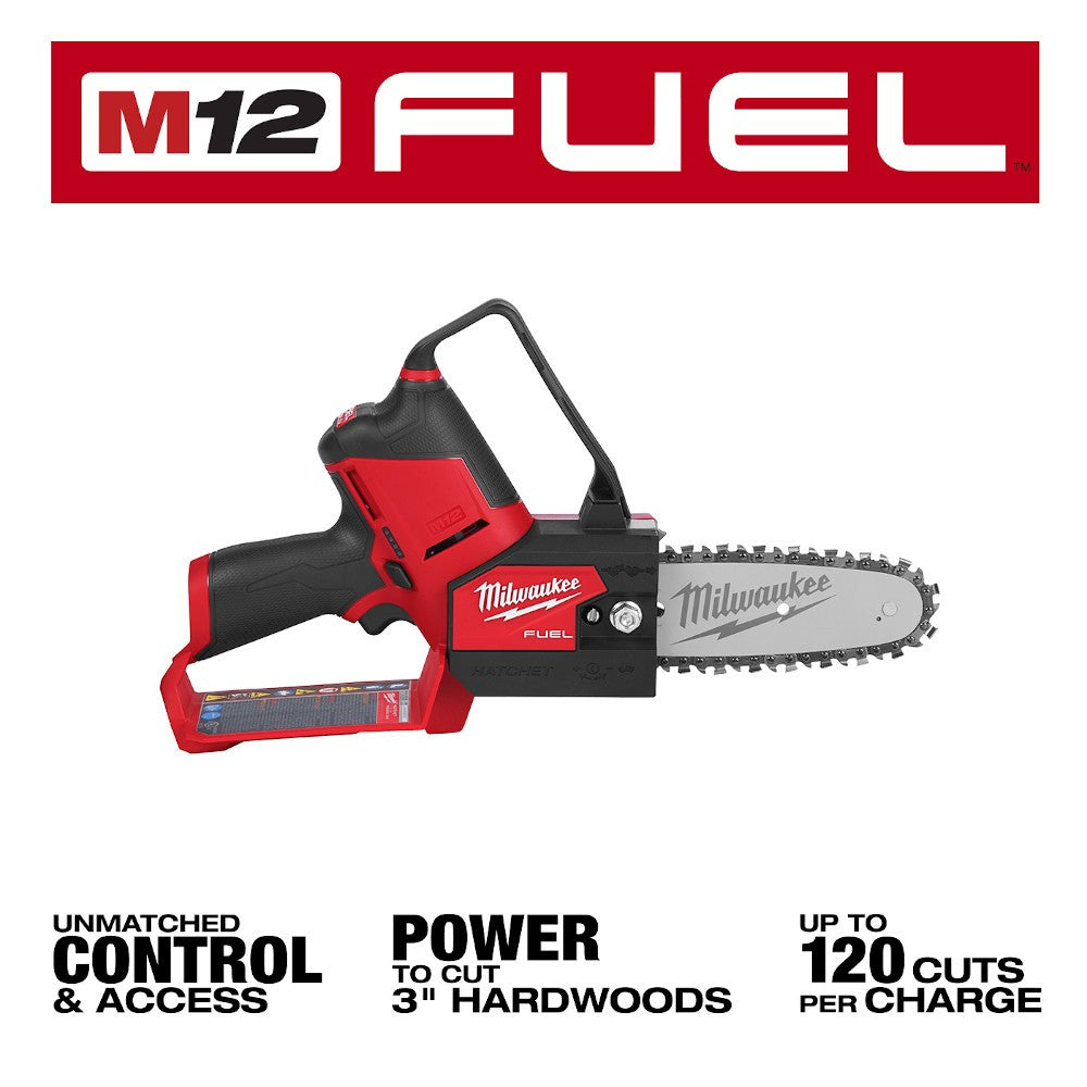 Milwaukee 2527-20 M12 FUEL™ HATCHET™ 6" Pruning Saw, Tool Only