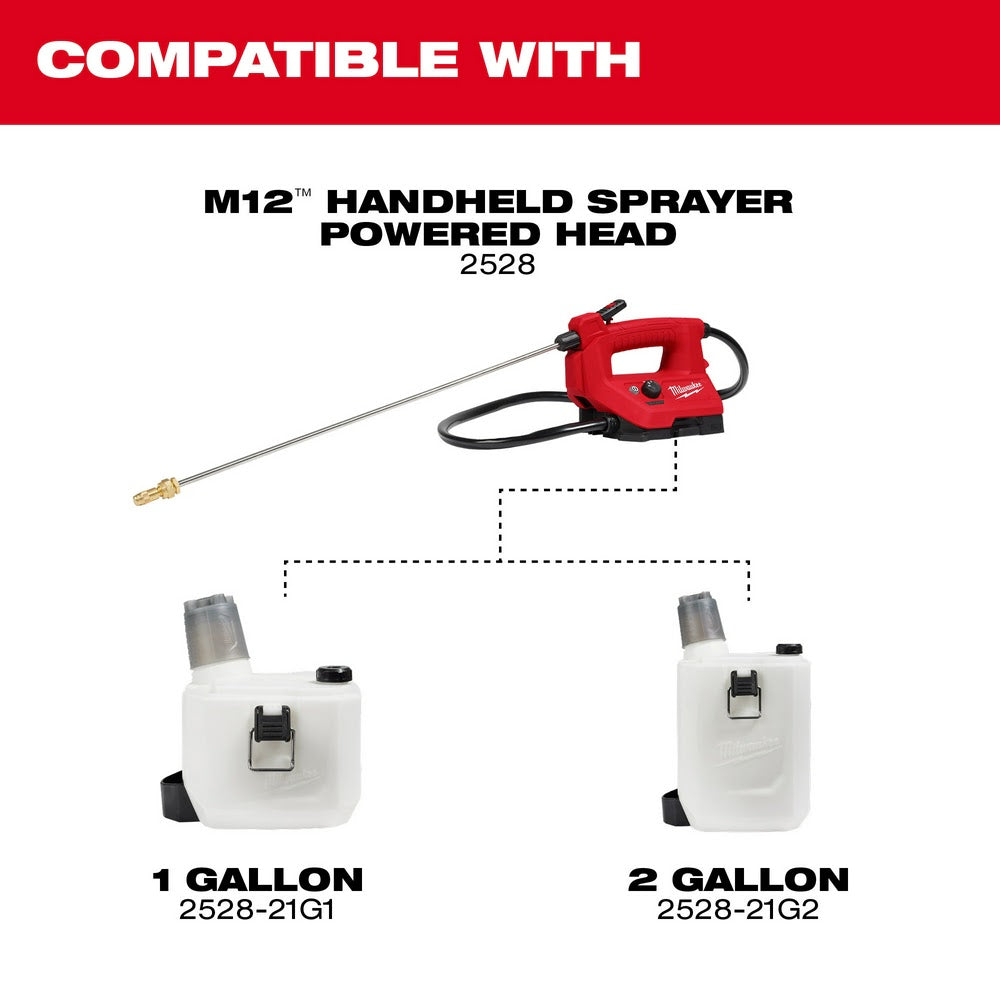 Milwaukee 2528-21G1 M12 1 Gallon Handheld Sprayer Kit
