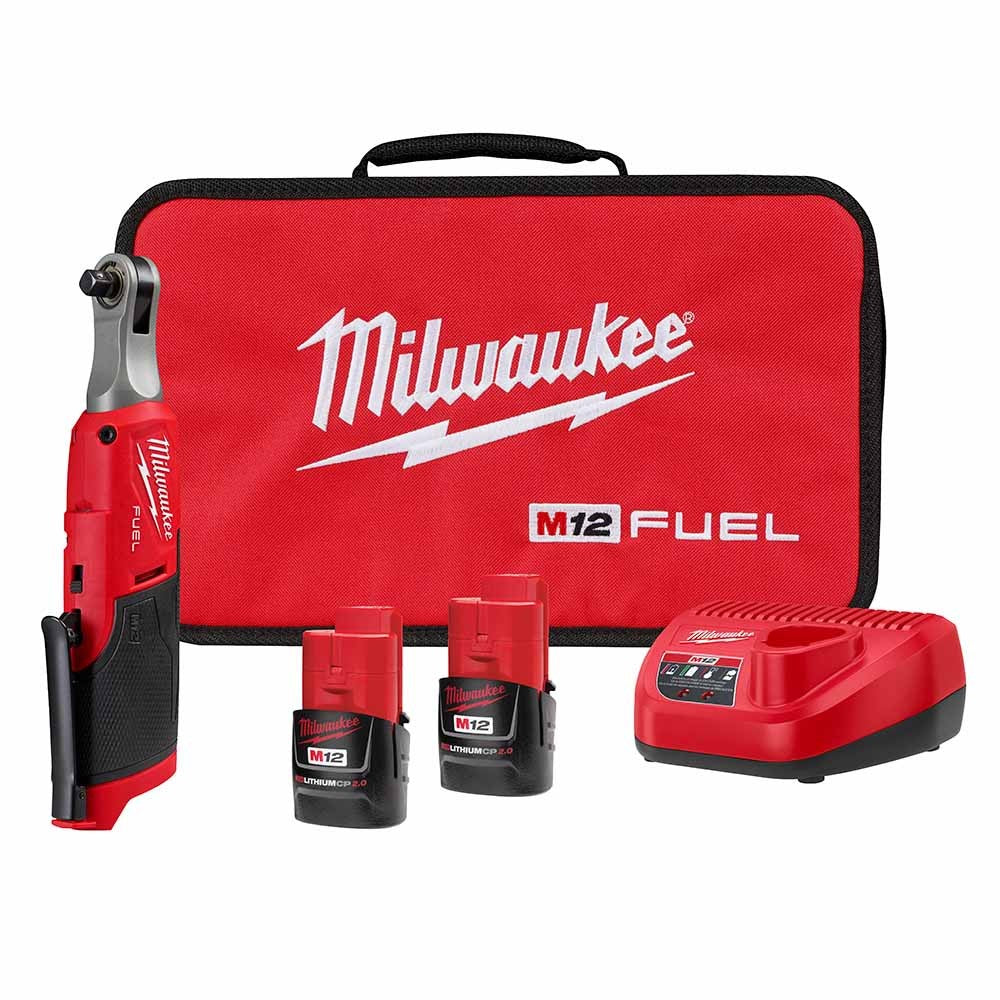 Milwaukee 2567-22 M12 FUEL™ 3/8" High Speed Ratchet Kit