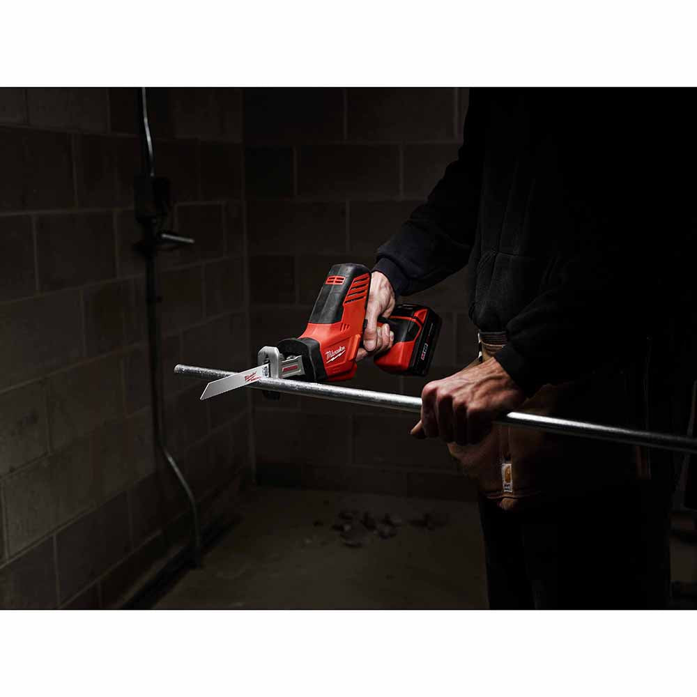 Milwaukee 2625-20 M18 18V Hackzall Cordless One-Handed Reciprocating Saw (Tool Only, No Battery)