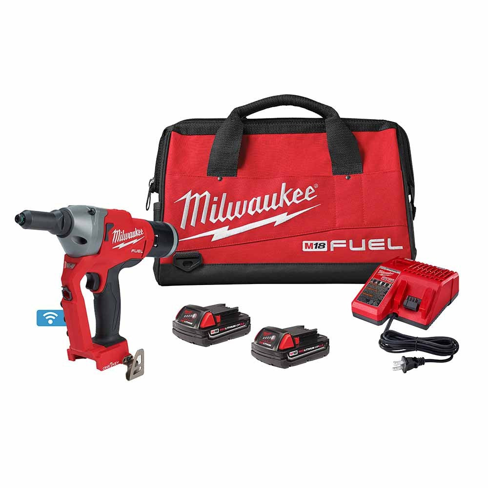Milwaukee 2660-22CT M18 FUEL™ 1/4" Blind Rivet Tool w/ ONE-KEY™ Kit