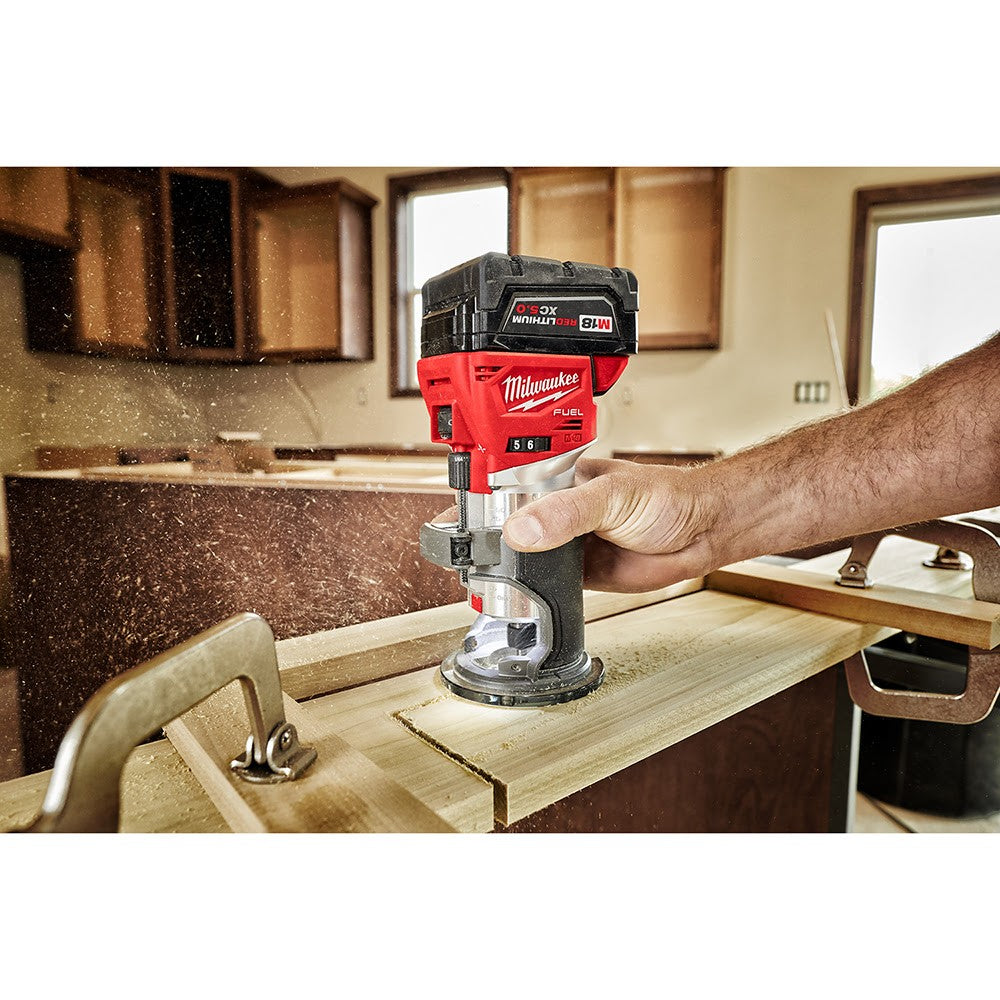 Milwaukee 2723-20 M18 FUEL Compact Router, Bare