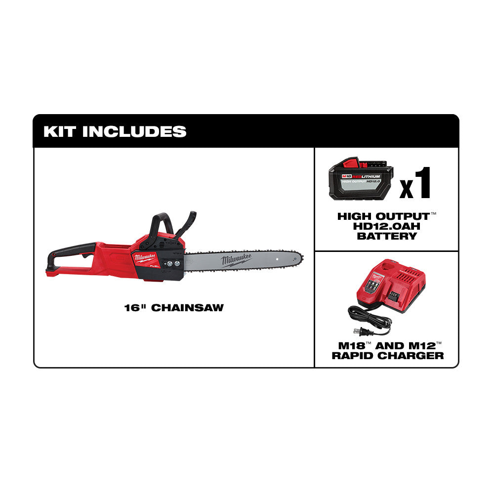 Milwaukee 2727-21HD M18 FUEL 16" Chainsaw Kit