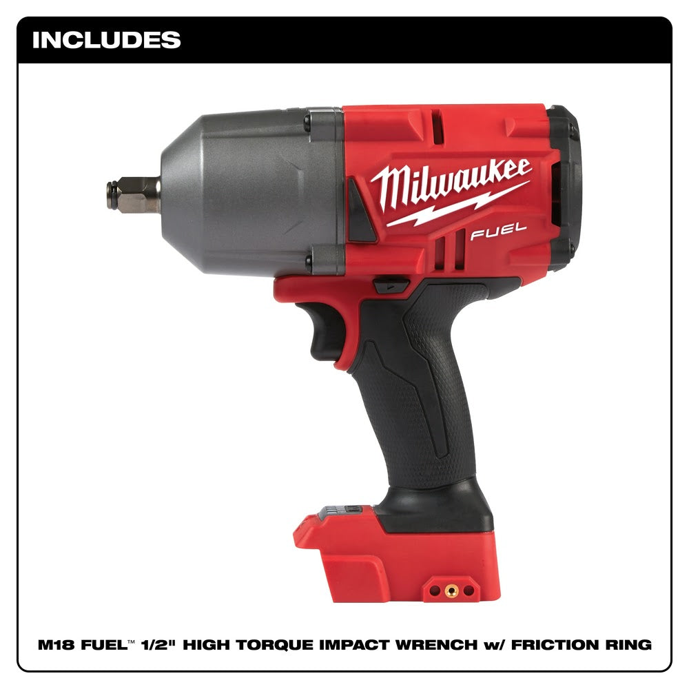 Milwaukee 2767-20 M18 FUEL 1/2 High Torque Impact Wrench w/ Friction