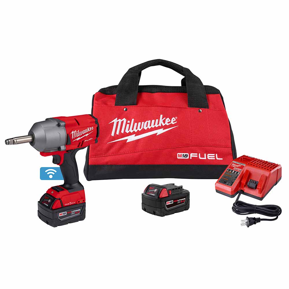 Milwaukee 2769-22 M18 FUEL 1/2" Ext. Anvil Controlled Torque Impact Wrench w/ ONE-KEY Kit