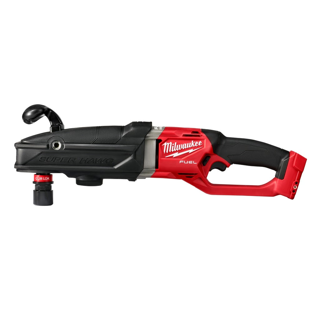 Milwaukee 2811-20 M18 FUEL Super Hawg Right Angle Drill w/ Quik-Lok, Bare Tool