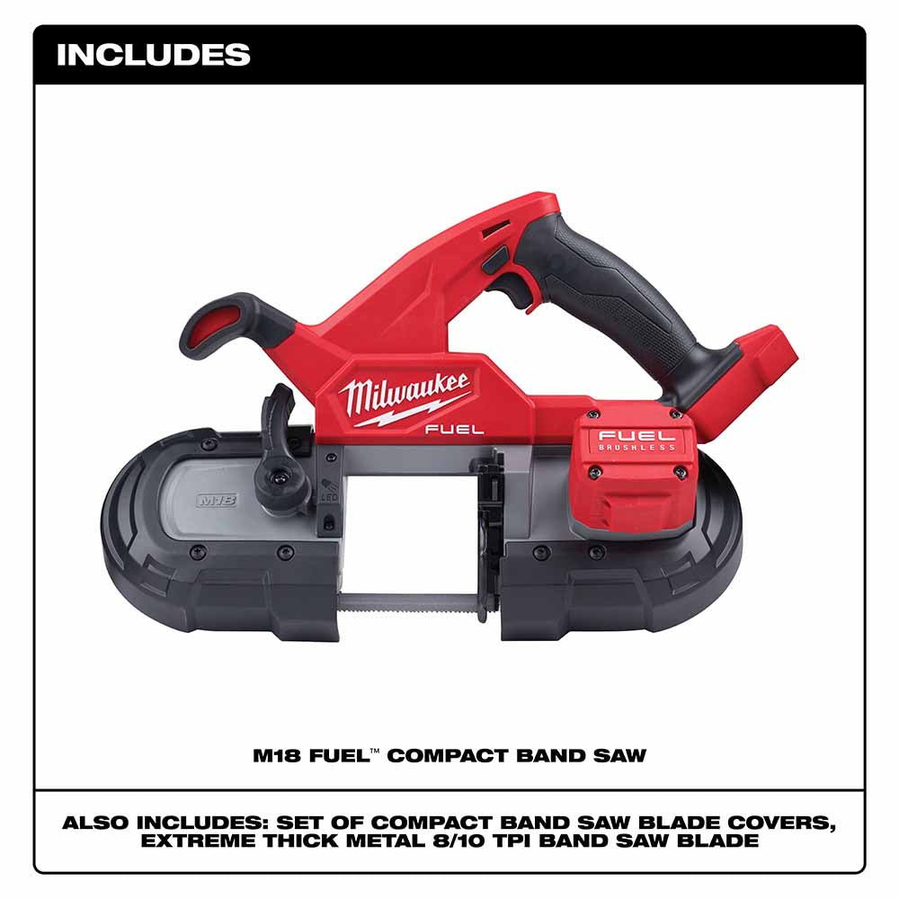 Milwaukee 2829-20 M18 FUEL Compact Band Saw, Tool Only