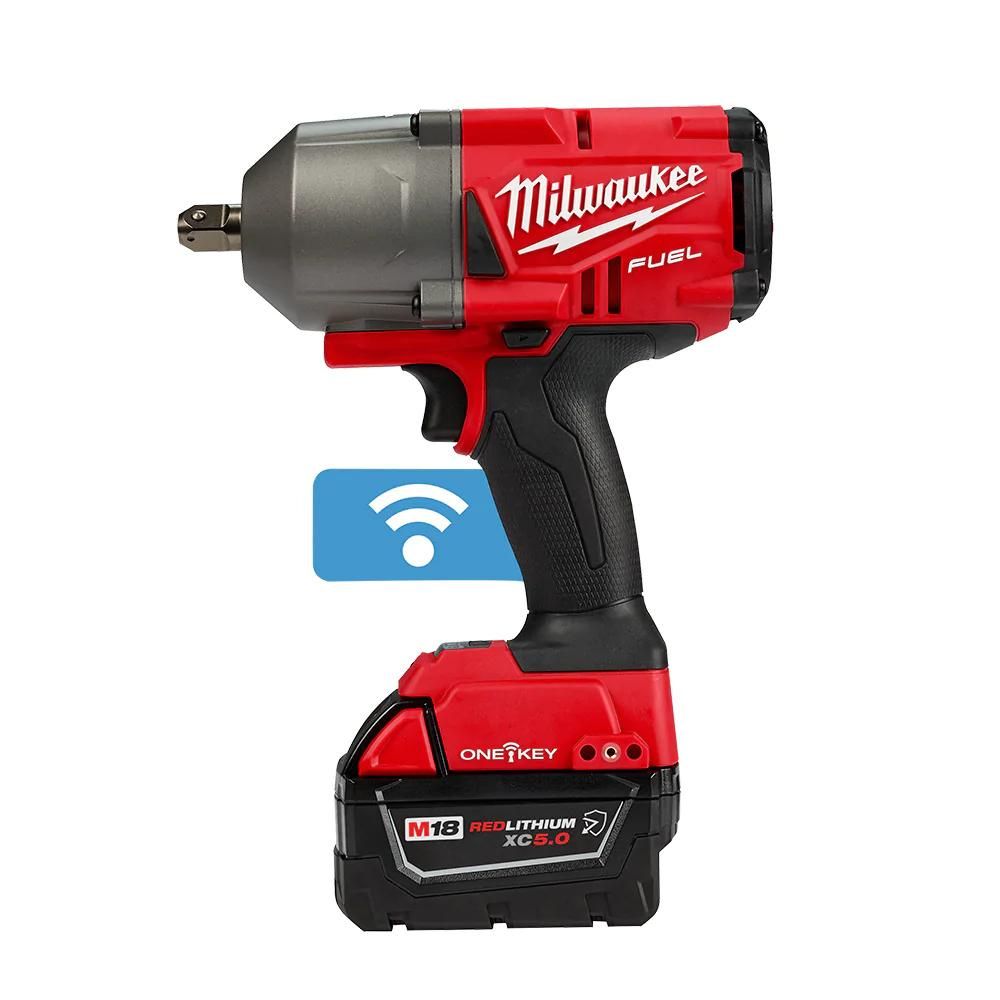 Milwaukee 2862-22R M18 FUEL  w/ ONE-KEY High Torque Impact Wrench 1/2" Pin Detent Kit